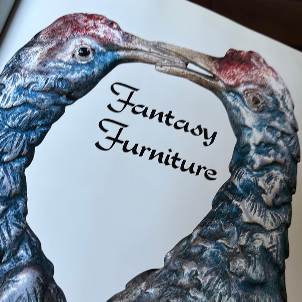 Rizzoli Publishing Rare Coffee Table Book Fantasy Furniture Art Books Home 80s